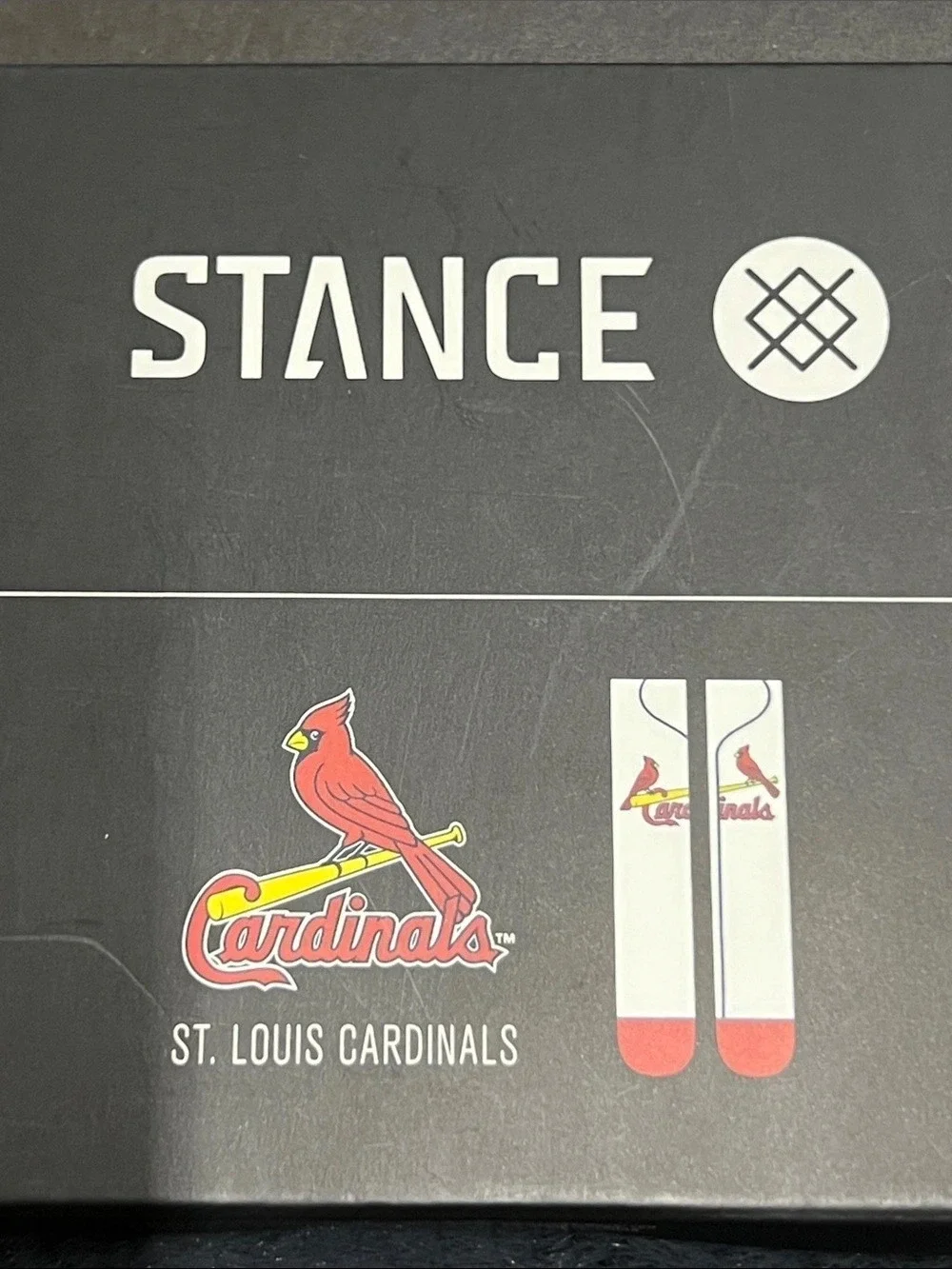 Stance St. Louis Cardinals Socks. Mens Size Large. NWT